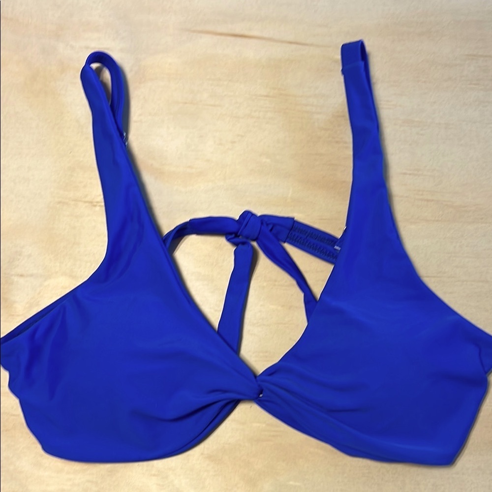 Vibrant Blue Bikini Top